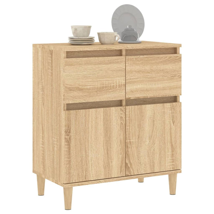 skænk 60x35x70 cm konstrueret træ sonoma-eg