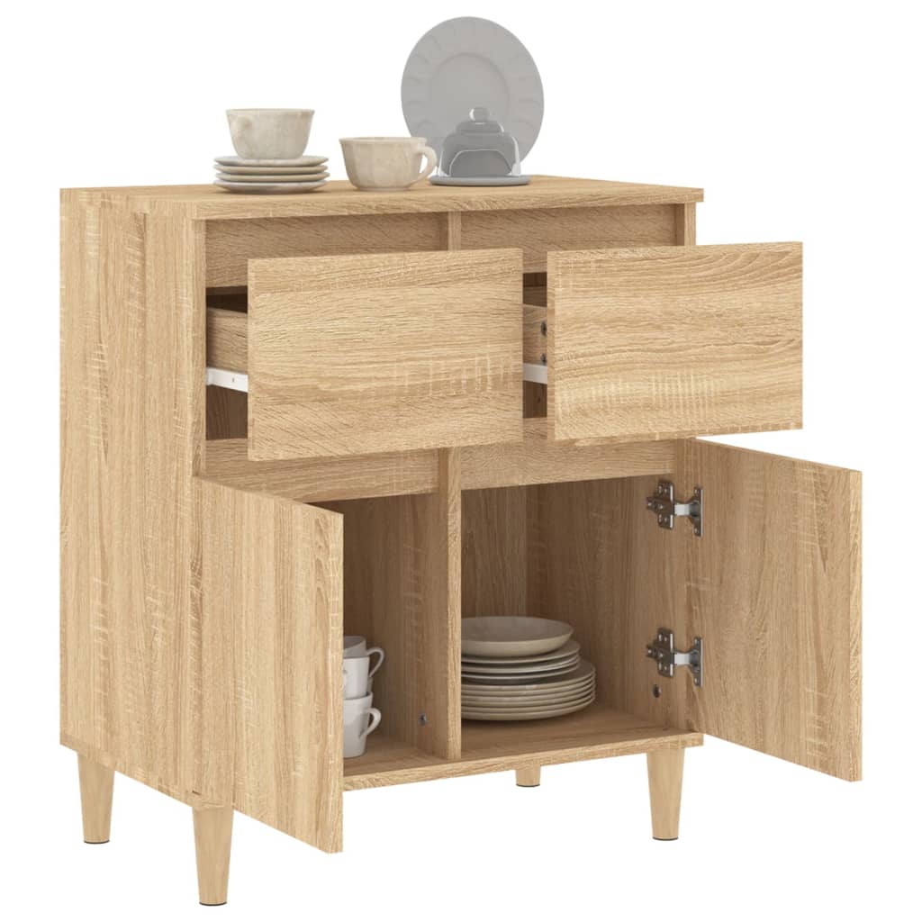 skænk 60x35x70 cm konstrueret træ sonoma-eg