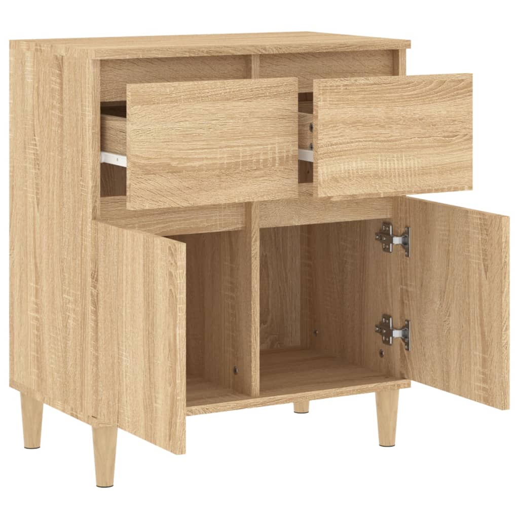 skænk 60x35x70 cm konstrueret træ sonoma-eg