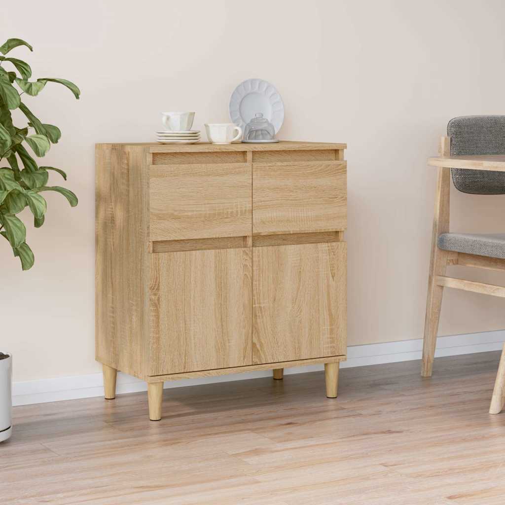 skænk 60x35x70 cm konstrueret træ sonoma-eg