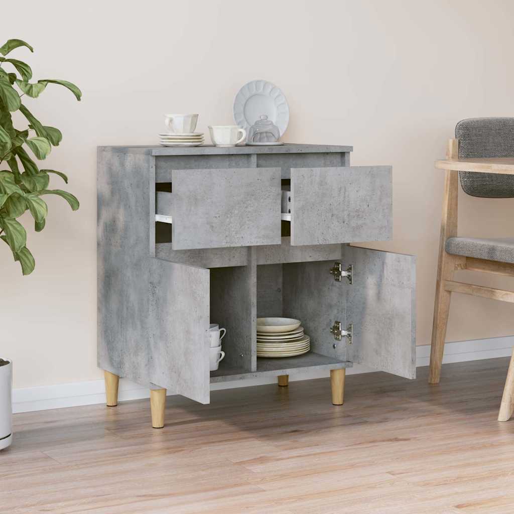 skænk 60x35x70 cm konstrueret træ betongrå