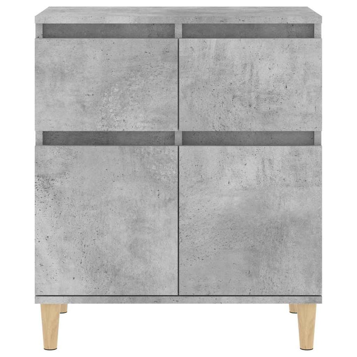 skænk 60x35x70 cm konstrueret træ betongrå