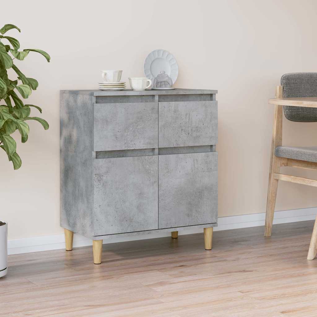 skænk 60x35x70 cm konstrueret træ betongrå