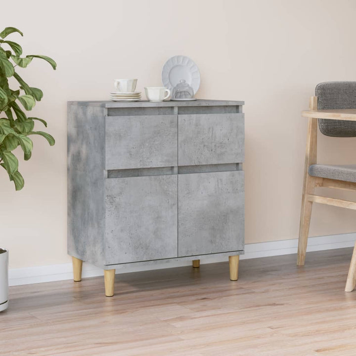 skænk 60x35x70 cm konstrueret træ betongrå