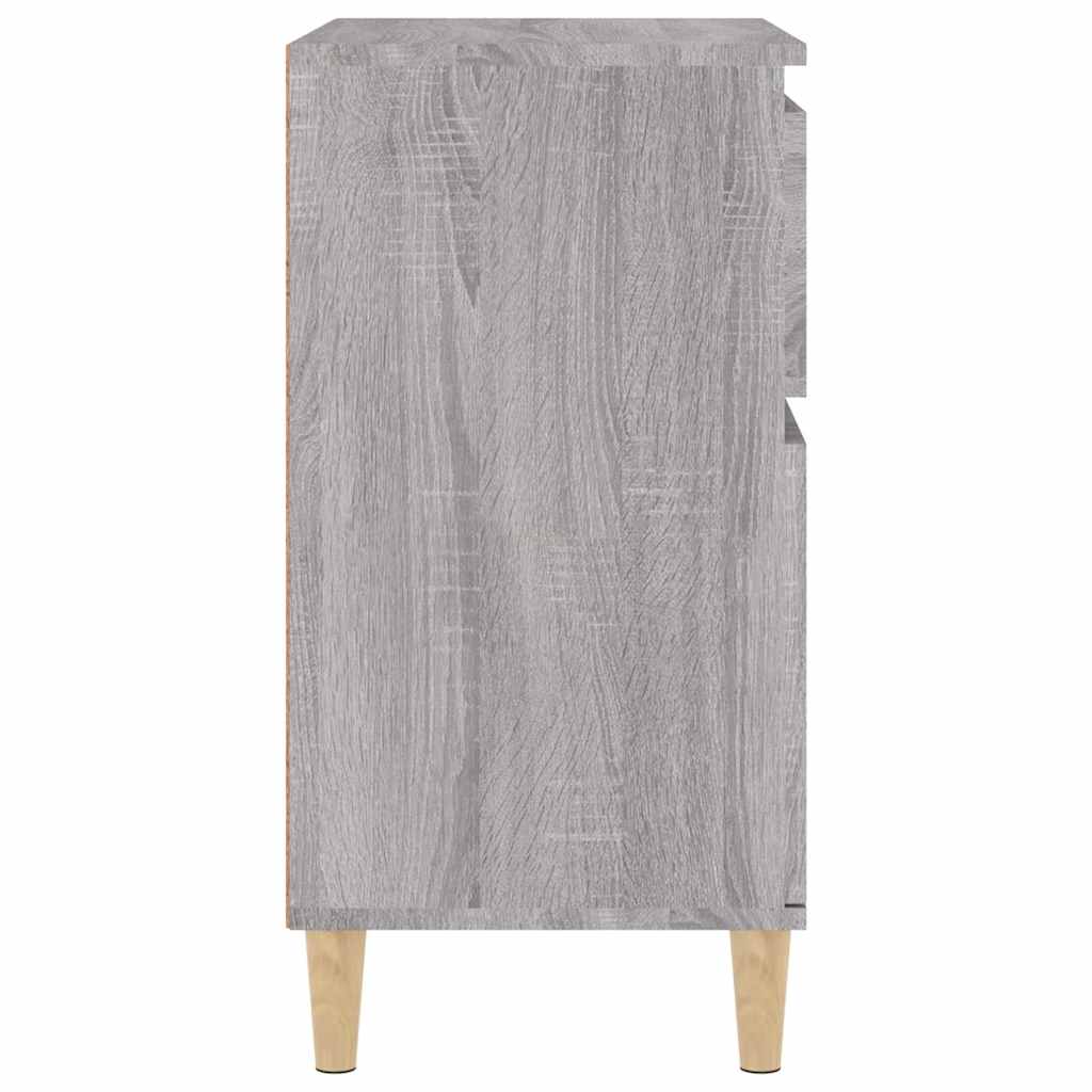 skænk 60x35x70 cm konstrueret træ grå sonoma-eg