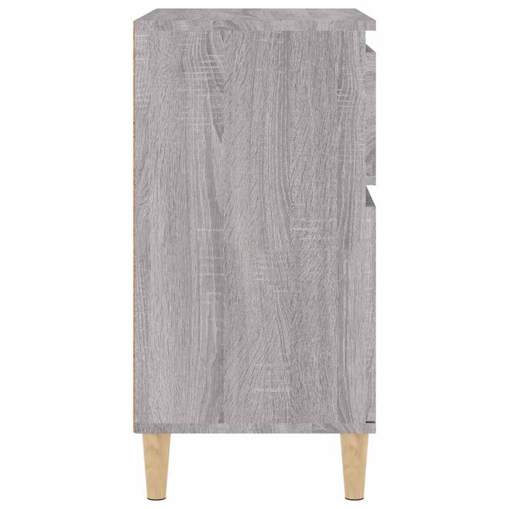 skænk 60x35x70 cm konstrueret træ grå sonoma-eg