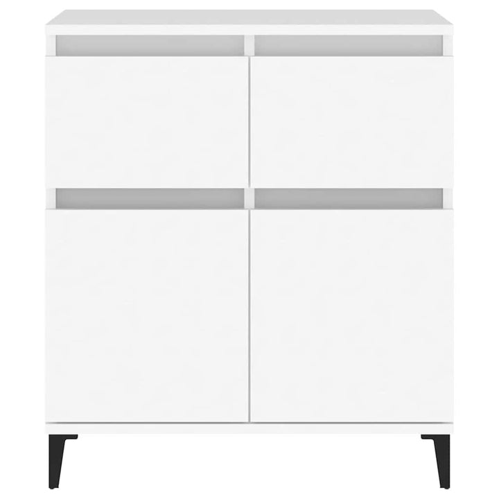 skænk 60x35x70 cm konstrueret træ hvid