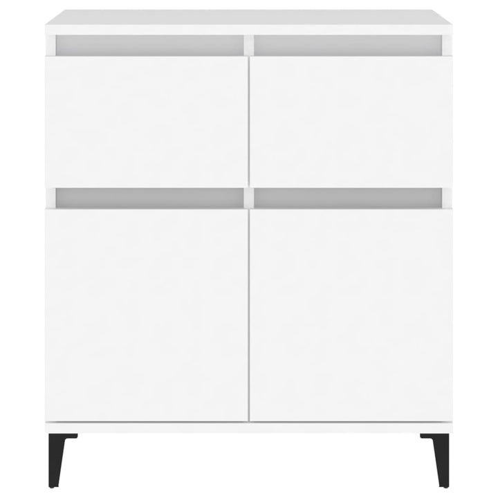 skænk 60x35x70 cm konstrueret træ hvid