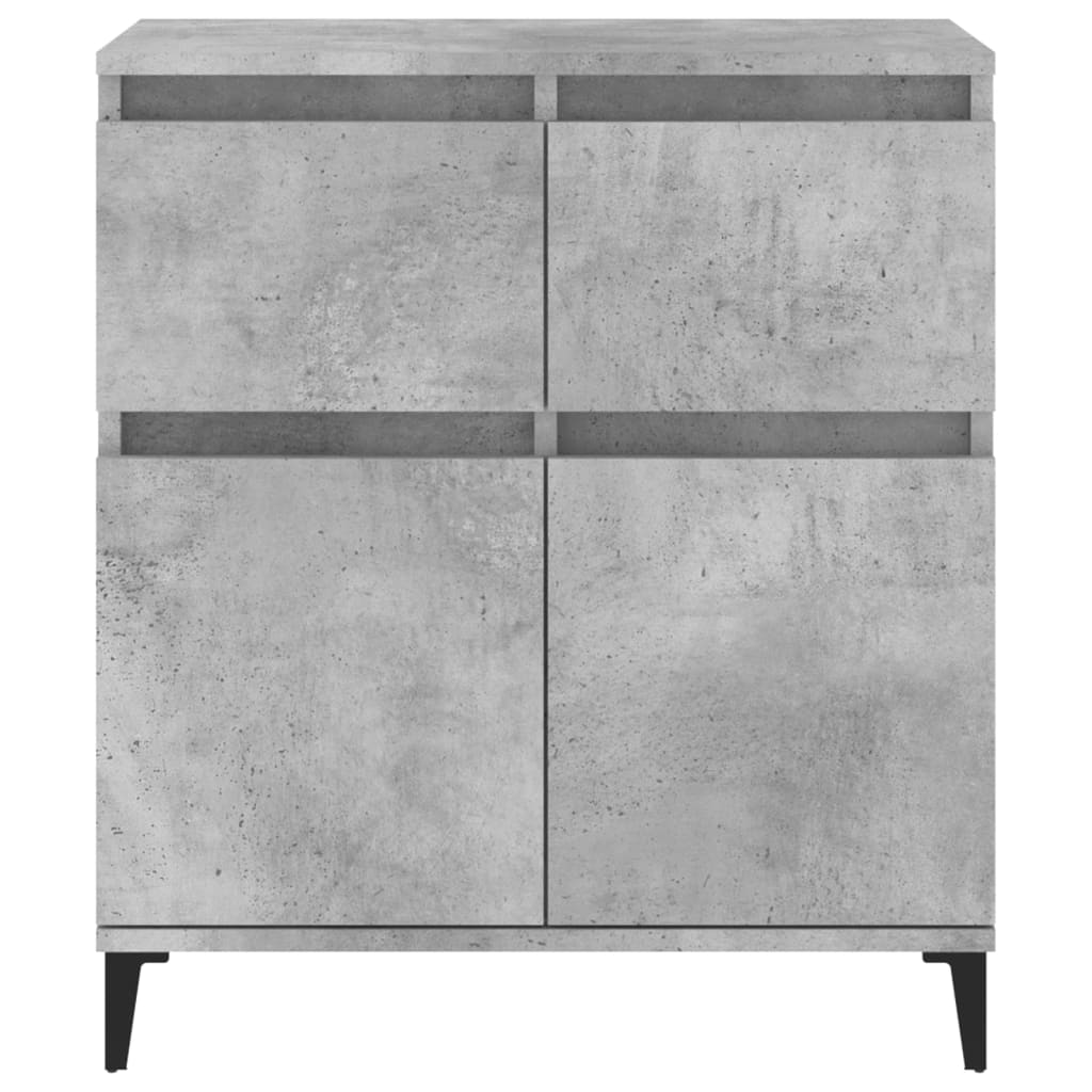 skænk 60x35x70 cm konstrueret træ betongrå