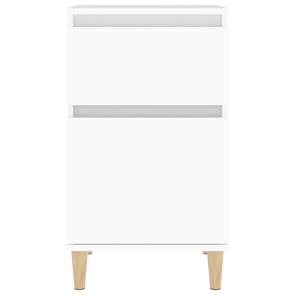 sengebord 40x35x70 cm hvid