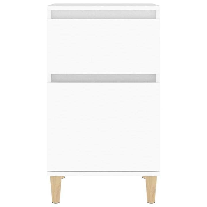 sengeborde 2 stk. 40x35x70 cm hvid
