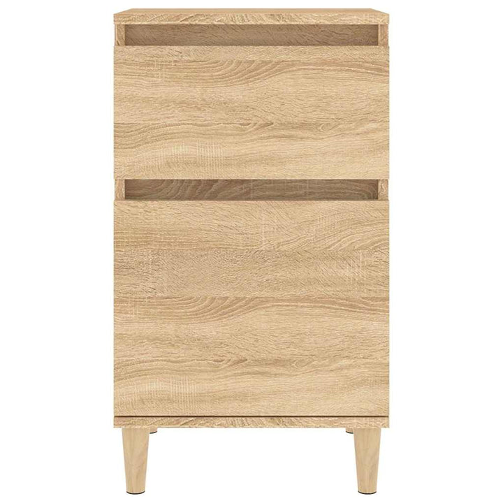 sengeborde 2 stk. 40x35x70 cm sonoma-eg
