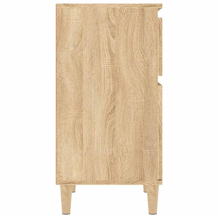 sengeborde 2 stk. 40x35x70 cm sonoma-eg