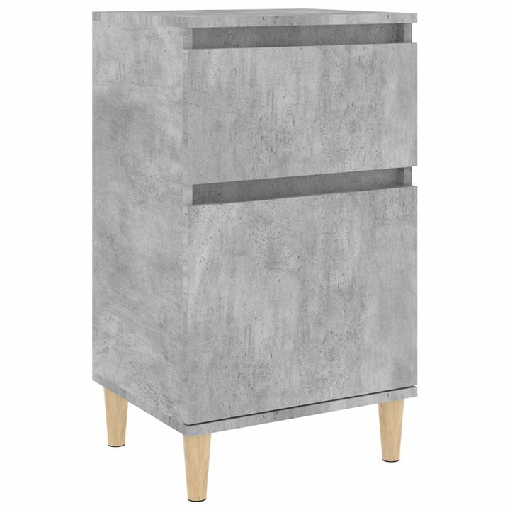 sengebord 40x35x70 cm betongrå