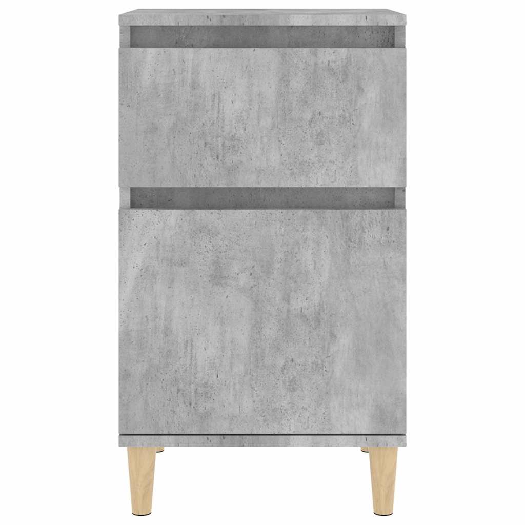 sengebord 40x35x70 cm betongrå