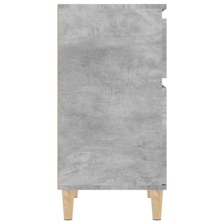 sengebord 40x35x70 cm betongrå