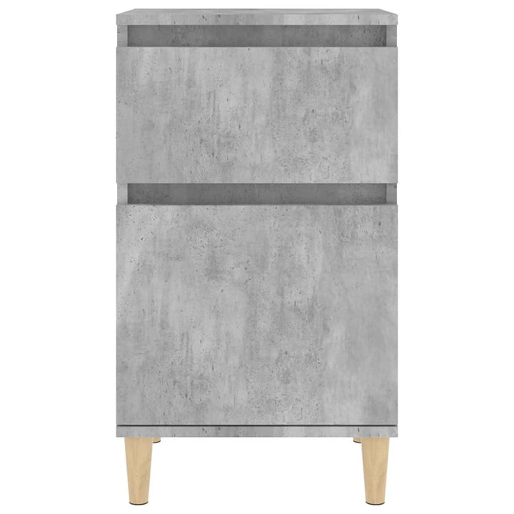 sengeborde 2 stk. 40x35x70 cm betongrå