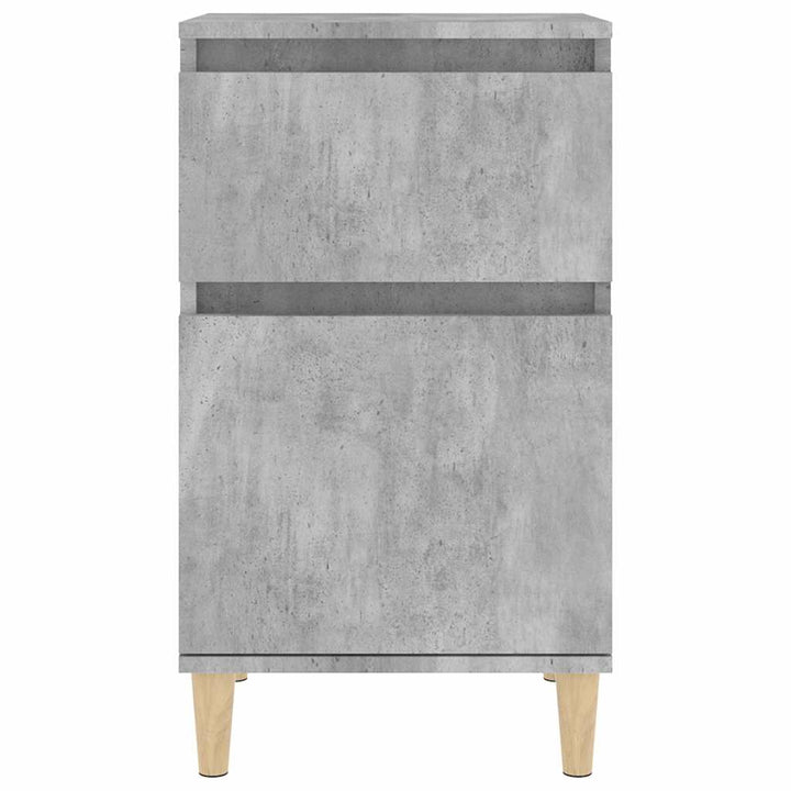 sengeborde 2 stk. 40x35x70 cm betongrå