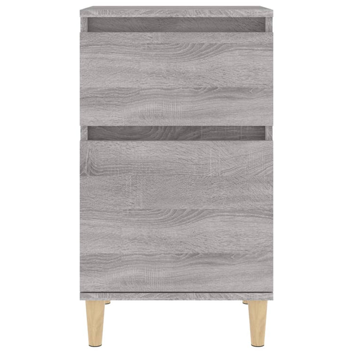 sengebord 40x35x70 cm grå sonoma-eg