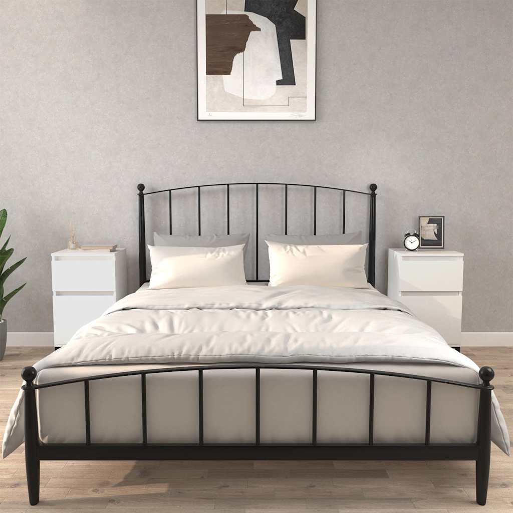 sengeborde 2 stk. 40x35x70 cm hvid