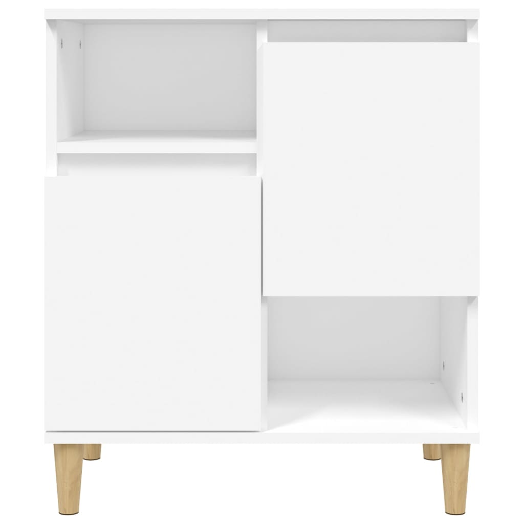 skænk 60x35x70 cm konstrueret træ hvid