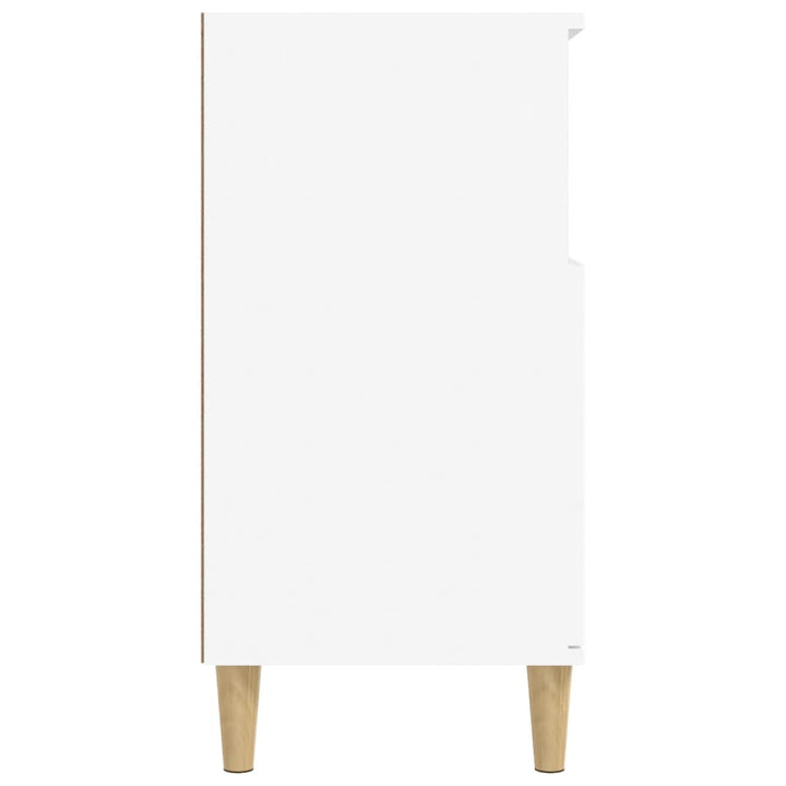 skænk 60x35x70 cm konstrueret træ hvid
