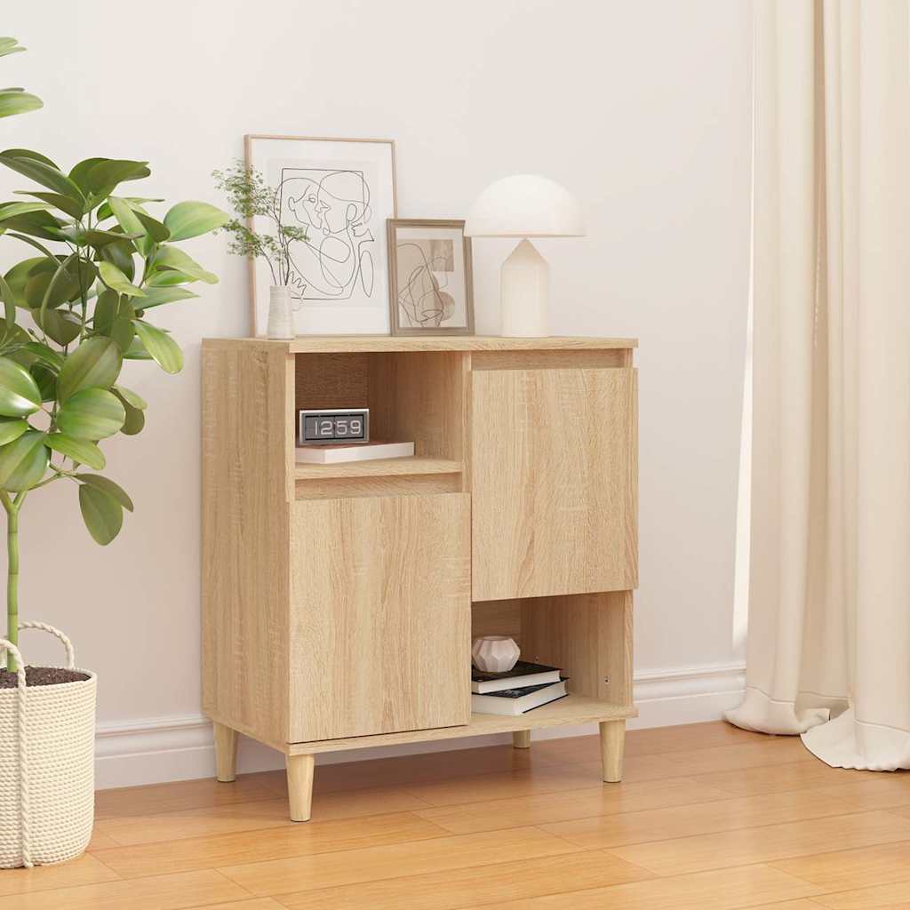 skænk 60x35x70 cm konstrueret træ sonoma-eg