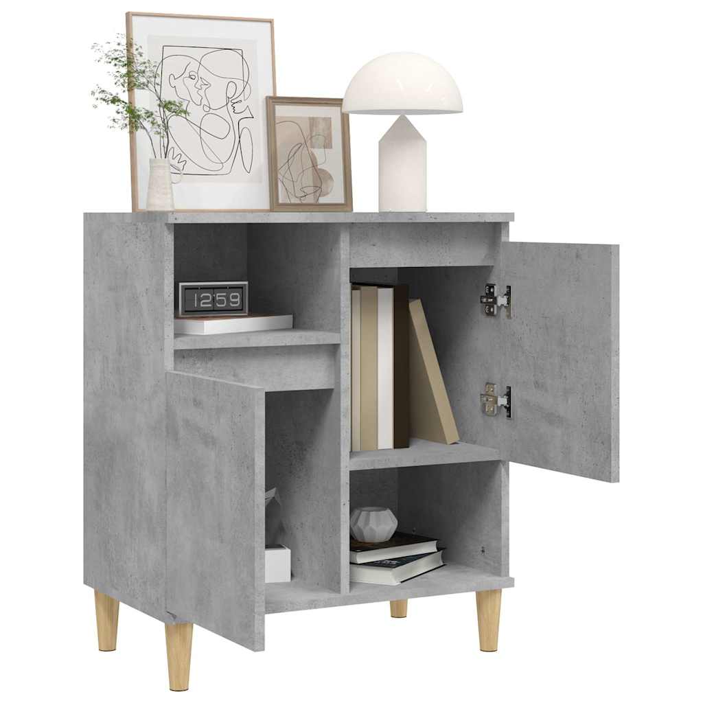 skænk 60x35x70 cm konstrueret træ betongrå