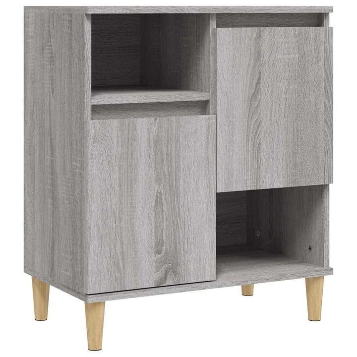 skænk 60x35x70 cm konstrueret træ grå sonoma-eg