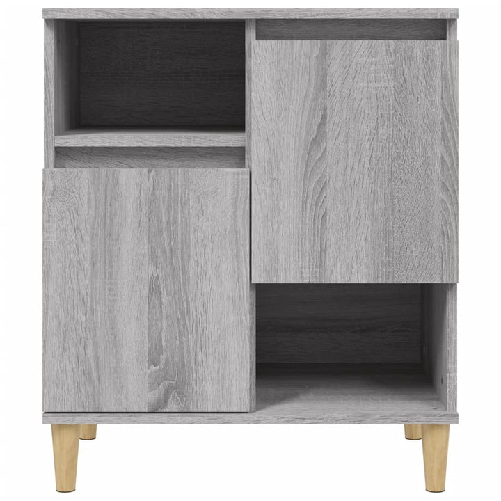 skænk 60x35x70 cm konstrueret træ grå sonoma-eg