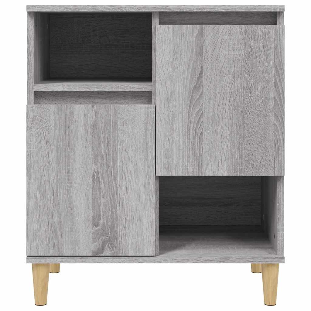 skænk 60x35x70 cm konstrueret træ grå sonoma-eg
