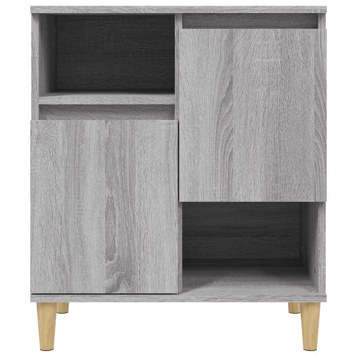 skænk 60x35x70 cm konstrueret træ grå sonoma-eg
