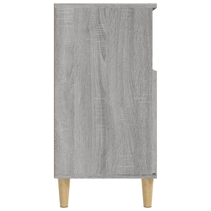 skænk 60x35x70 cm konstrueret træ grå sonoma-eg