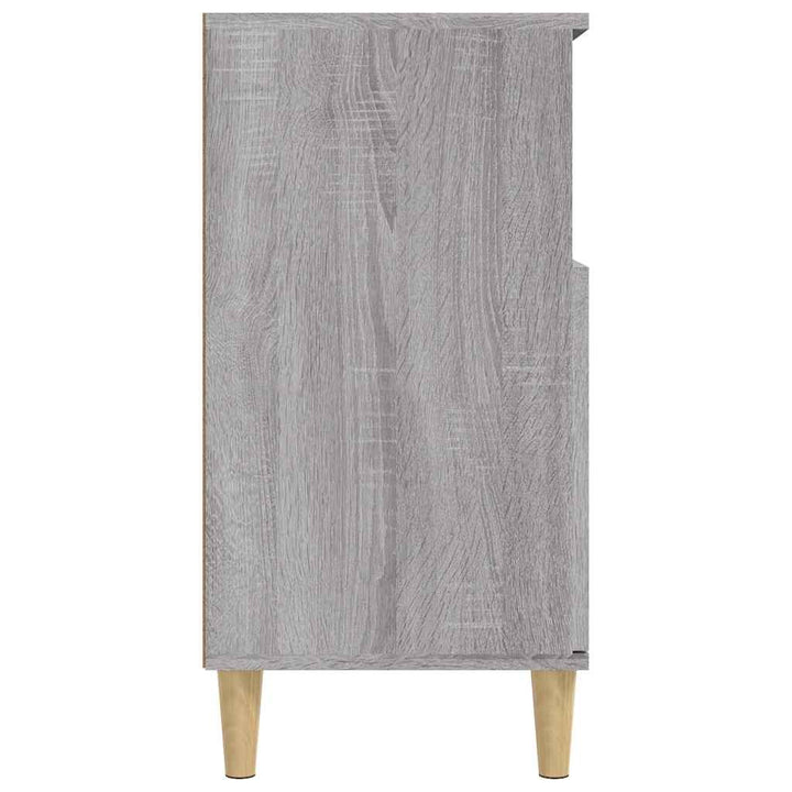 skænk 60x35x70 cm konstrueret træ grå sonoma-eg