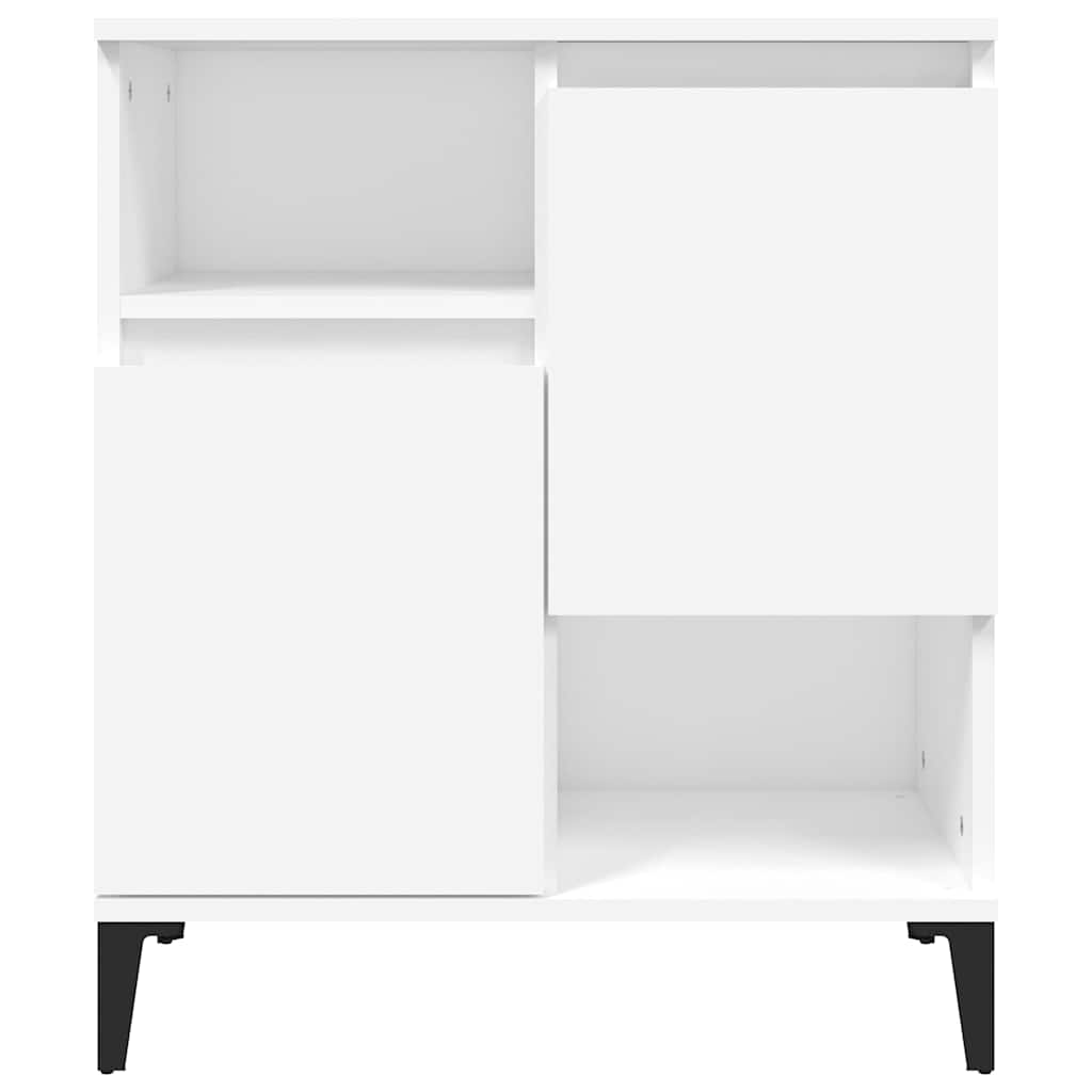 skænk 60x35x70 cm konstrueret træ hvid
