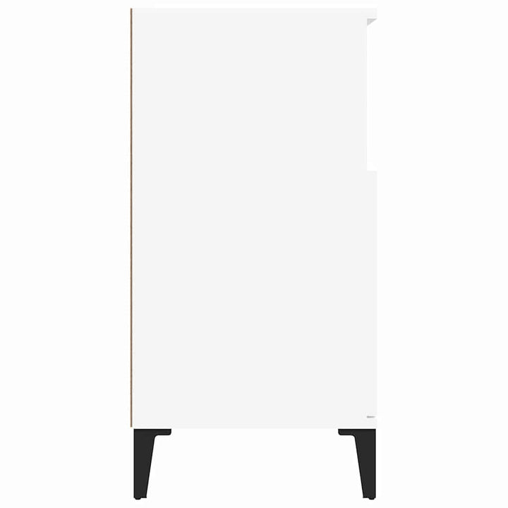 skænk 60x35x70 cm konstrueret træ hvid