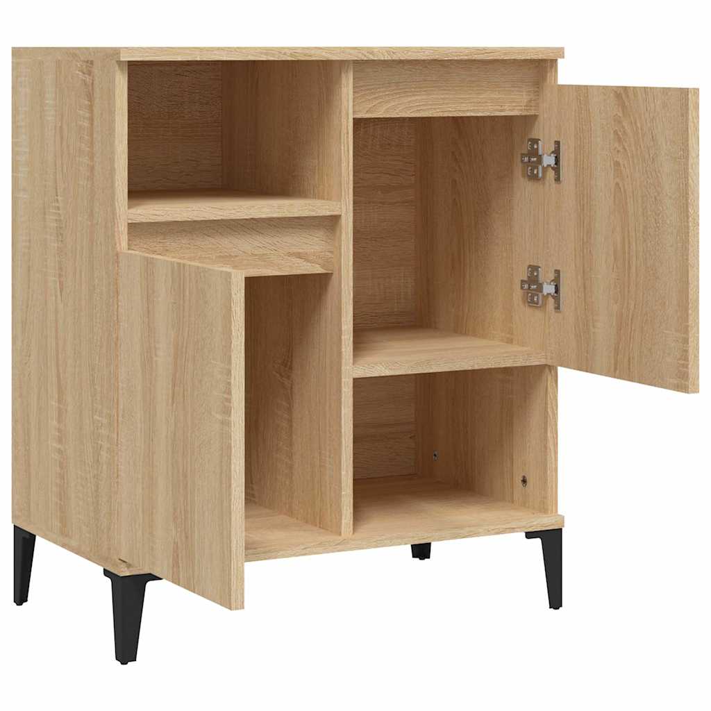 skænk 60x35x70 cm konstrueret træ sonoma-eg