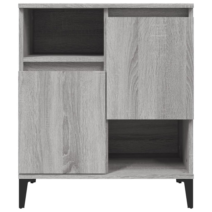 skænk 60x35x70 cm konstrueret træ grå sonoma-eg