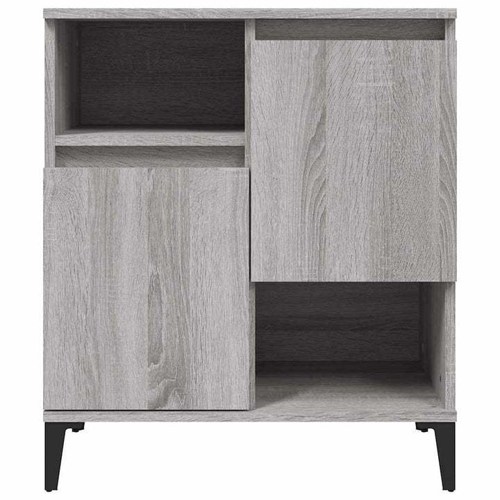 skænk 60x35x70 cm konstrueret træ grå sonoma-eg