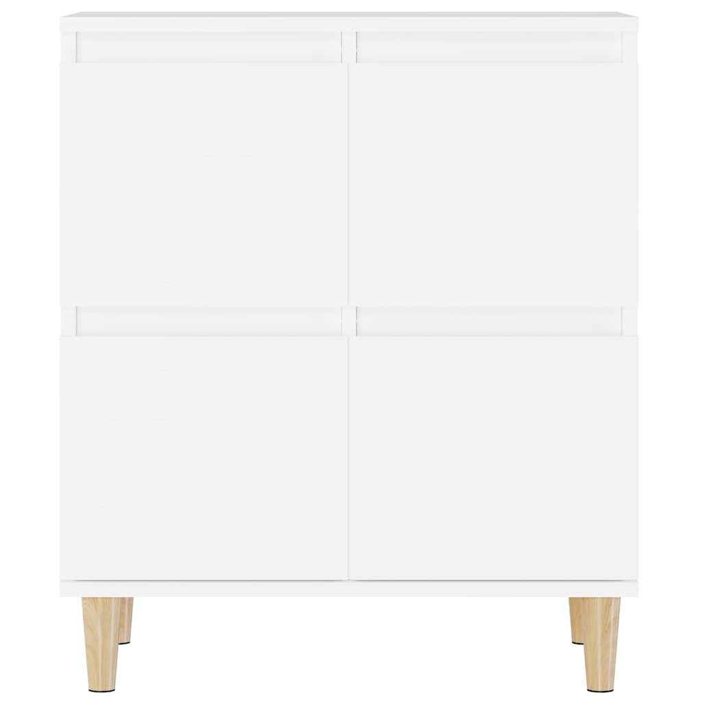 skænk 60x35x70 cm konstrueret træ hvid