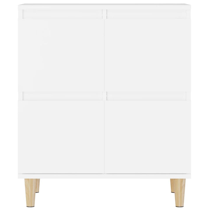 skænk 60x35x70 cm konstrueret træ hvid