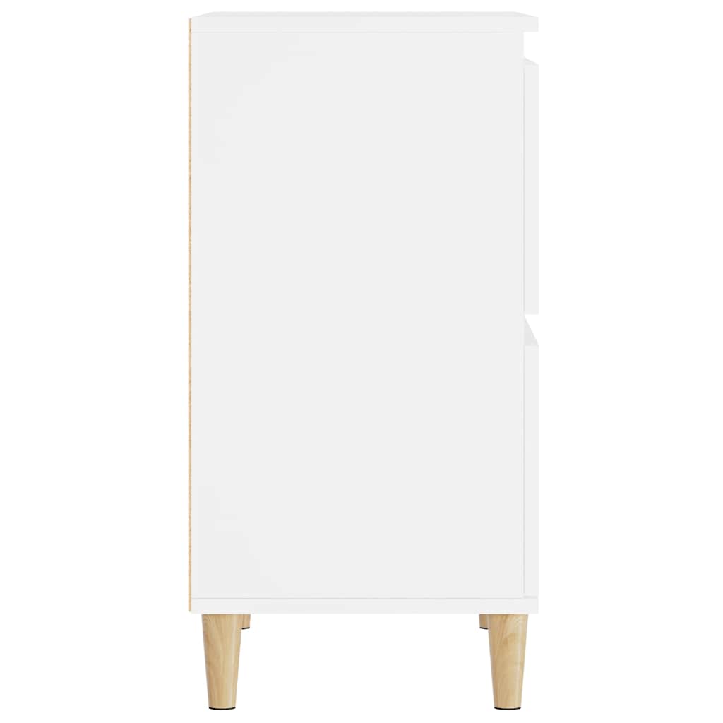 skænk 60x35x70 cm konstrueret træ hvid
