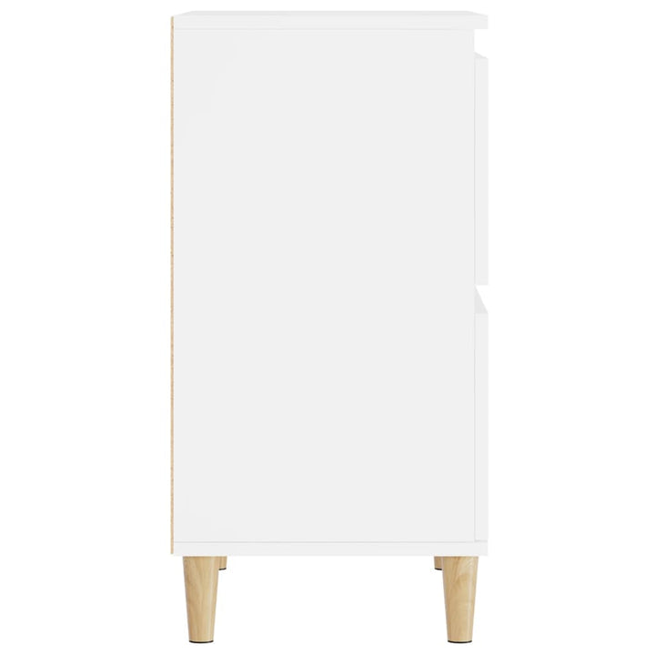 skænk 60x35x70 cm konstrueret træ hvid