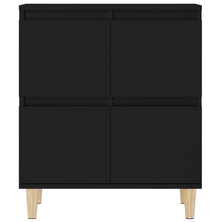 skænk 60x35x70 cm konstrueret træ sort