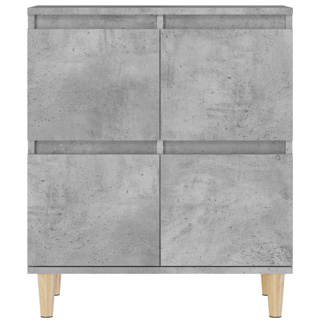 skænk 60x35x70 cm konstrueret træ betongrå