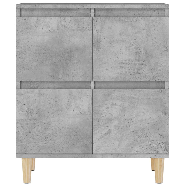 skænk 60x35x70 cm konstrueret træ betongrå