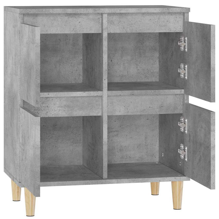 skænk 60x35x70 cm konstrueret træ betongrå