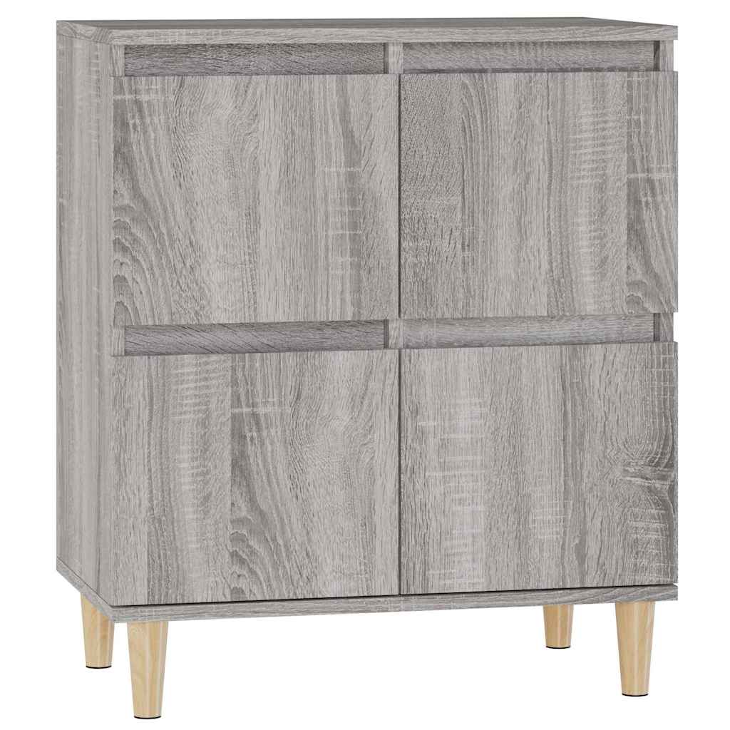 skænk 60x35x70 cm konstrueret træ grå sonoma-eg