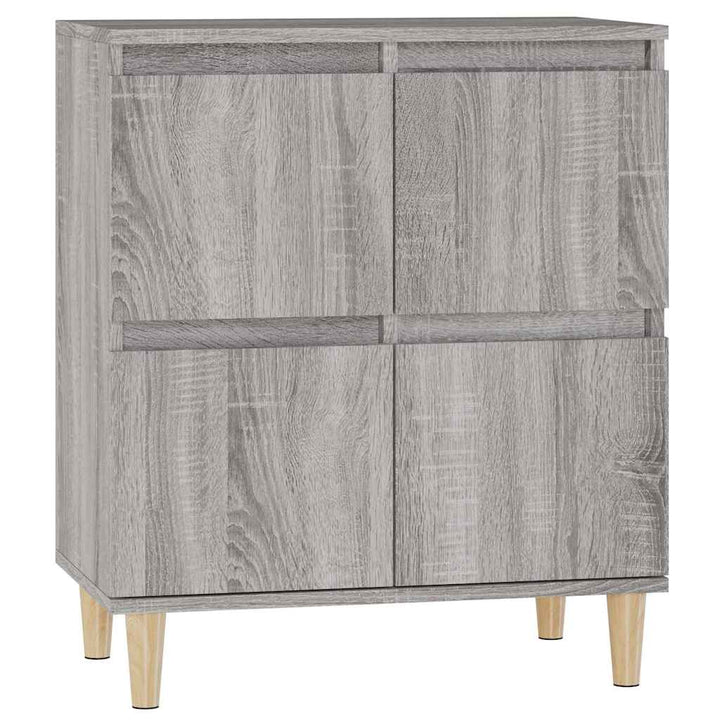 skænk 60x35x70 cm konstrueret træ grå sonoma-eg