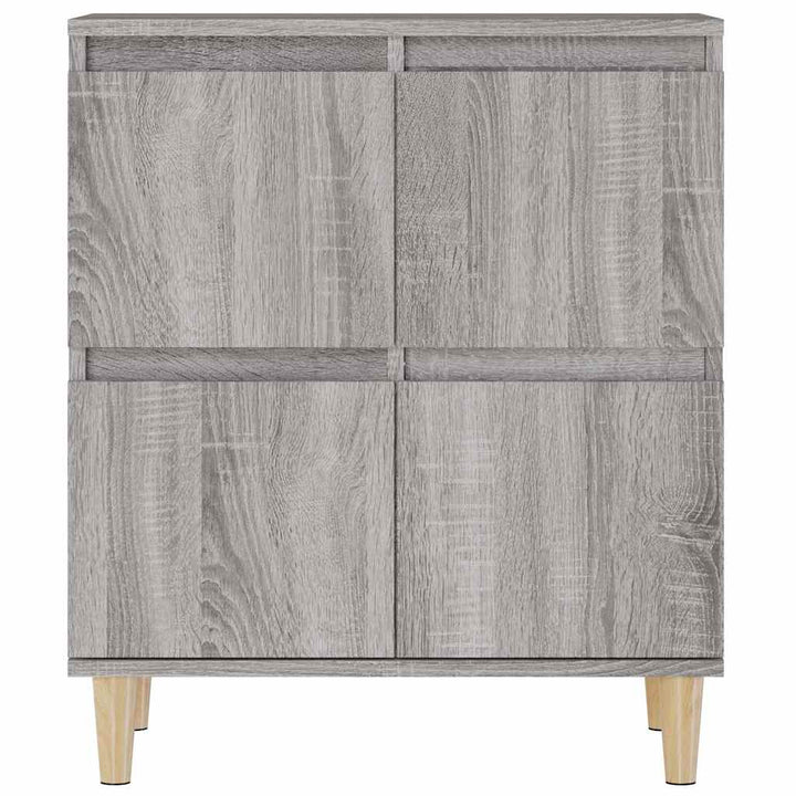 skænk 60x35x70 cm konstrueret træ grå sonoma-eg